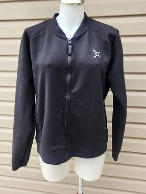 Black Orangetheory Zip-Up Jacket Large